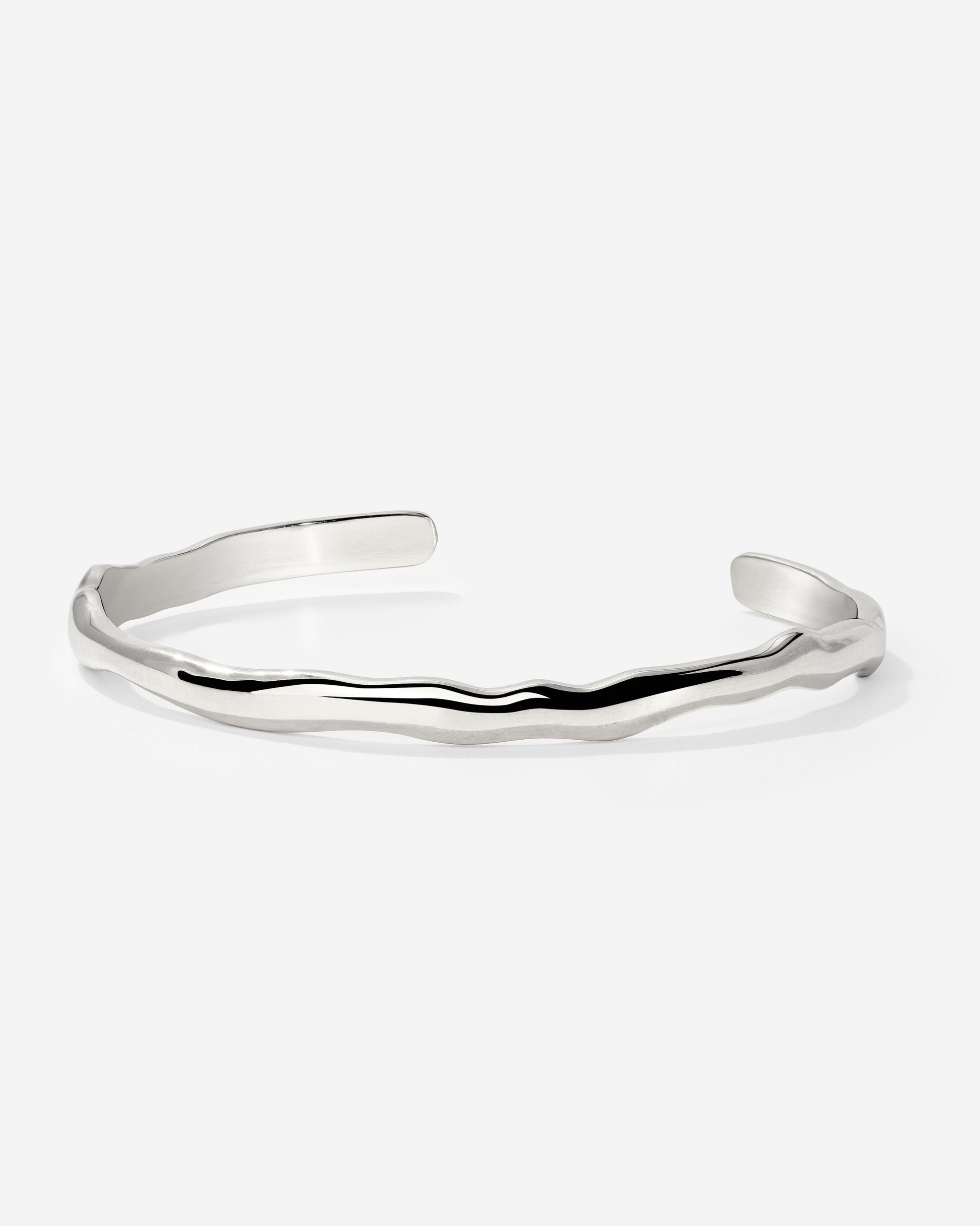 Flowing Bangle Silber