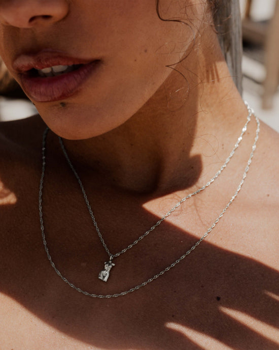 Slim Singapore Necklace Silber