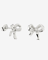 Pretty Ribbon Studs Silber
