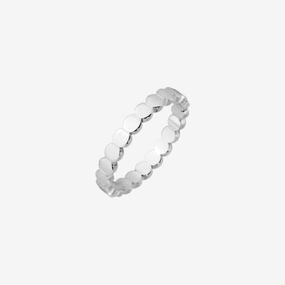 Small Circles Ring Silber