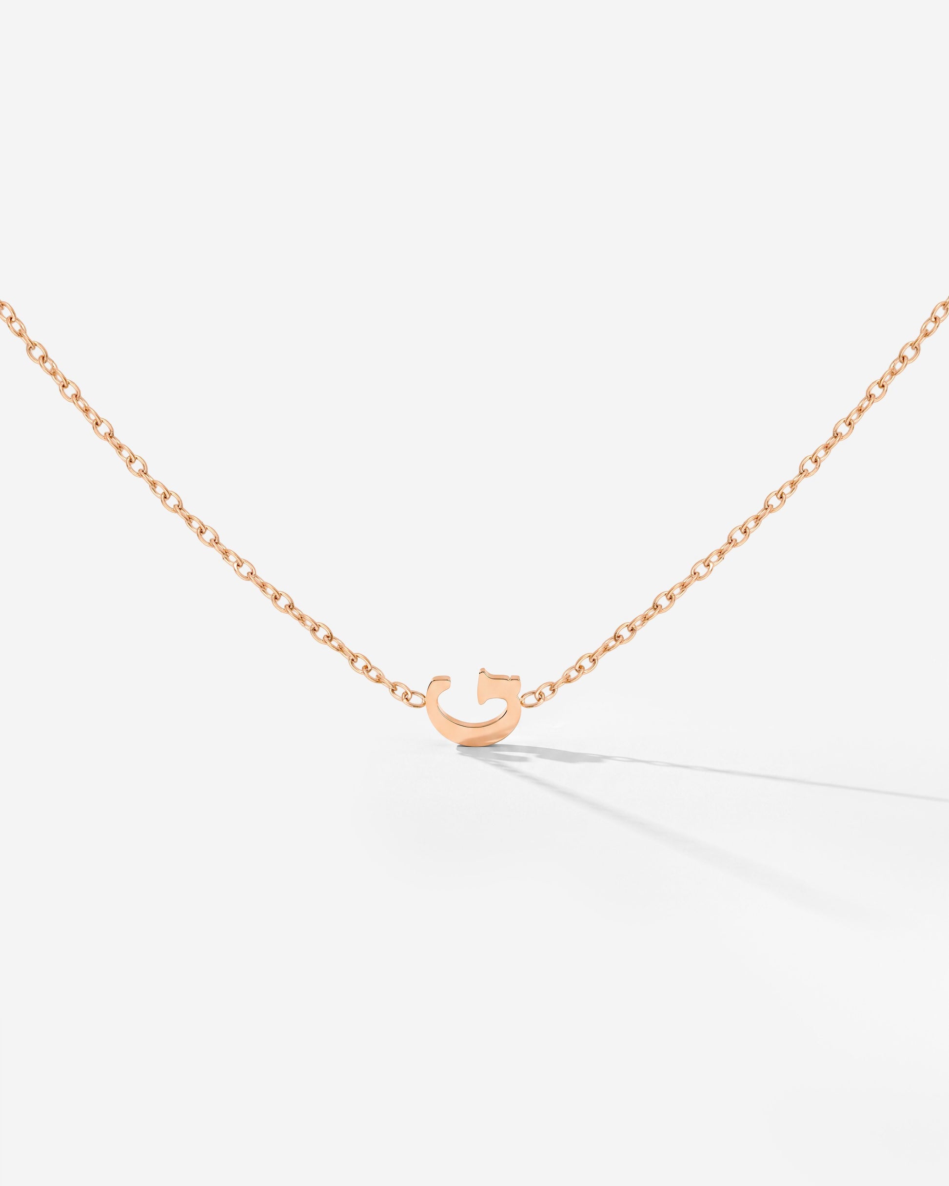 Tiny Letter Necklace