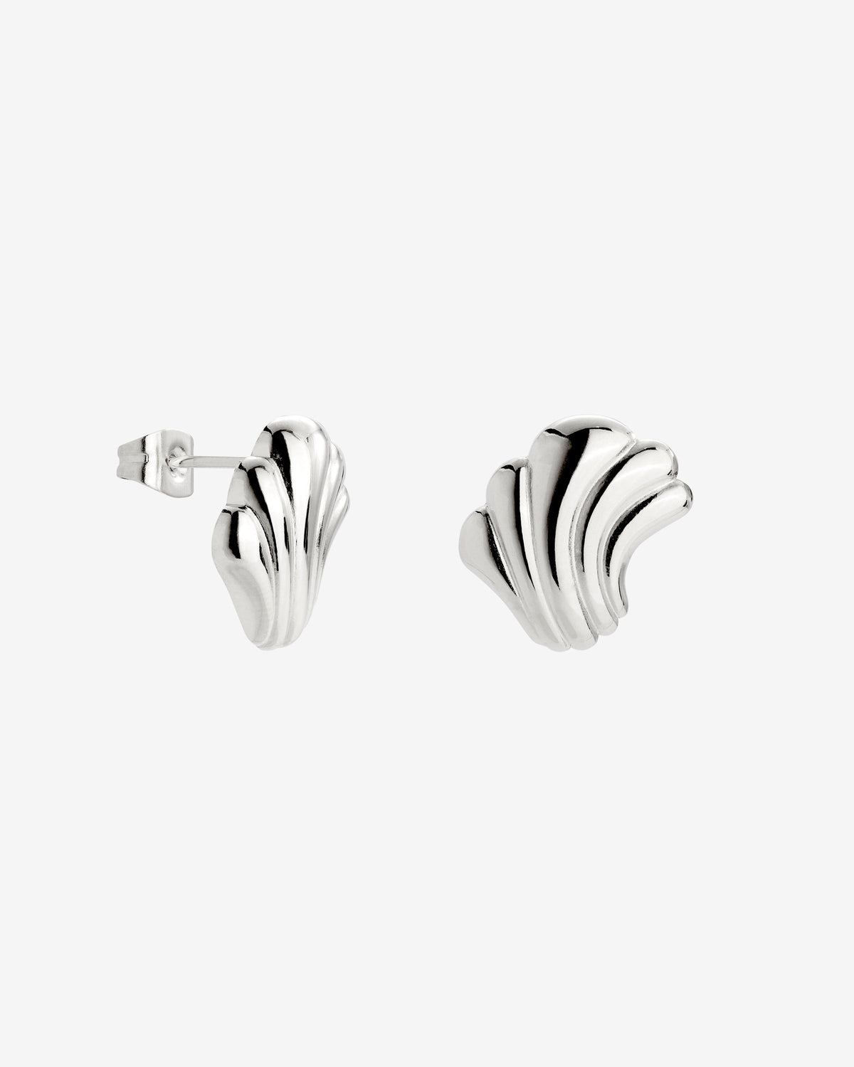 Simple Wave Orecchini Argento