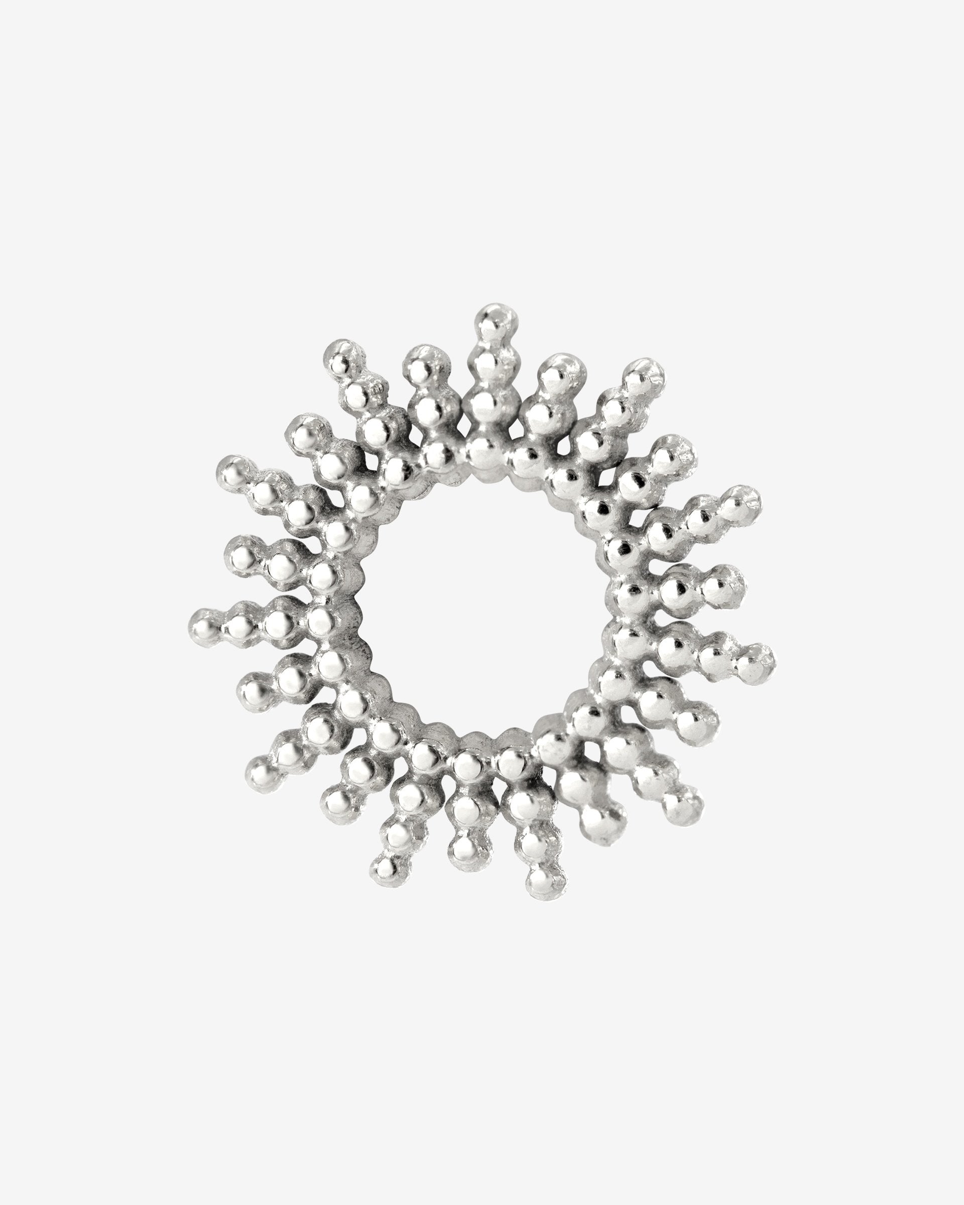 Sunny Oval Twisted Hoop Set Baby Silber