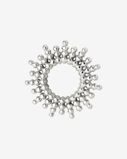 Sunny Oval Twisted Hoop Set Baby Silber