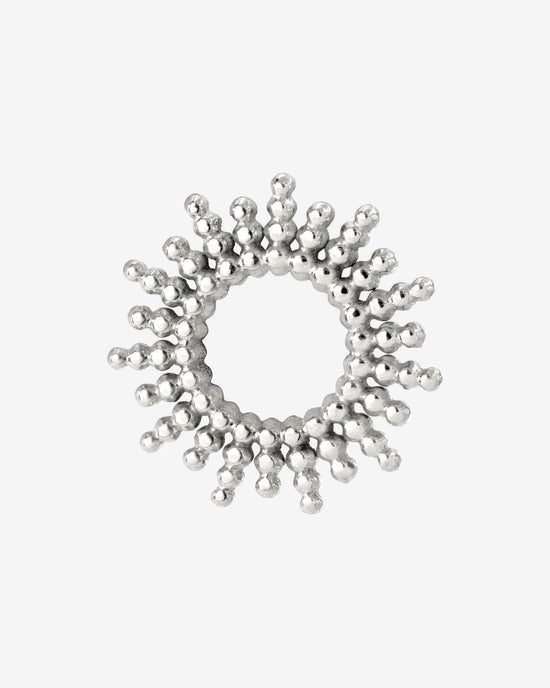 Sunny Oval Twisted Hoop Set Baby Silber