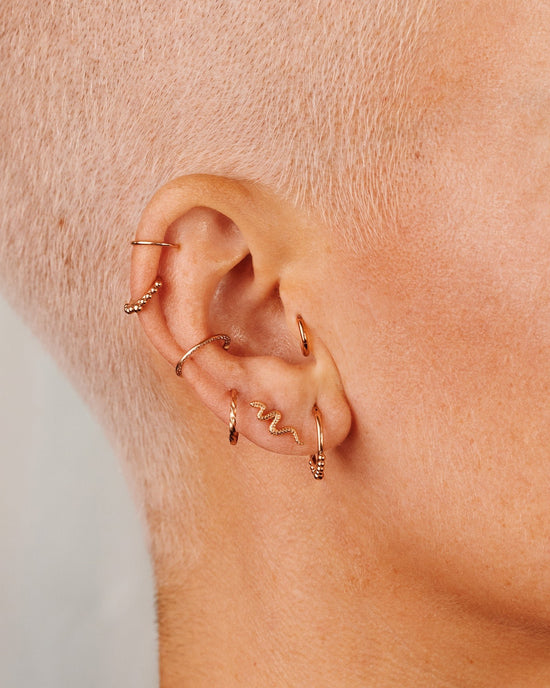 Snake Piercing Roségold