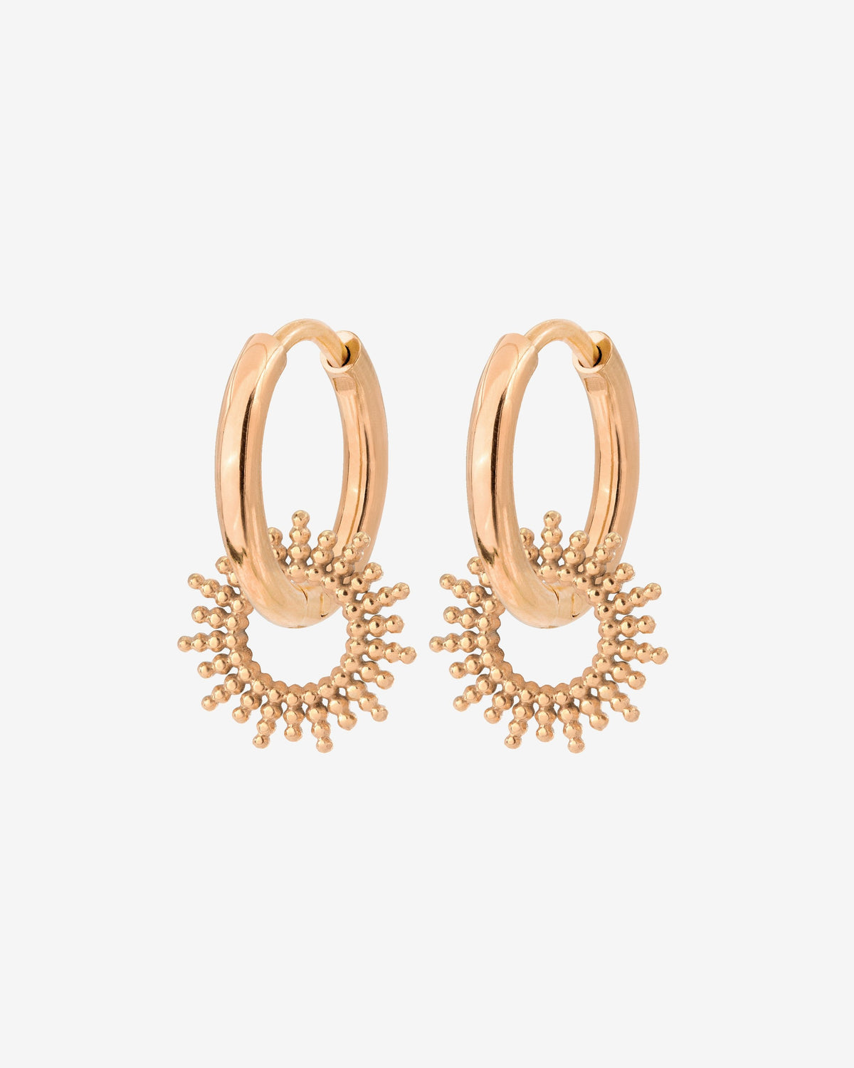 Sunny Hoop Set Small Roségold