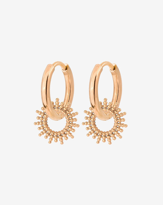 Sunny Hoop Set Small Roségold