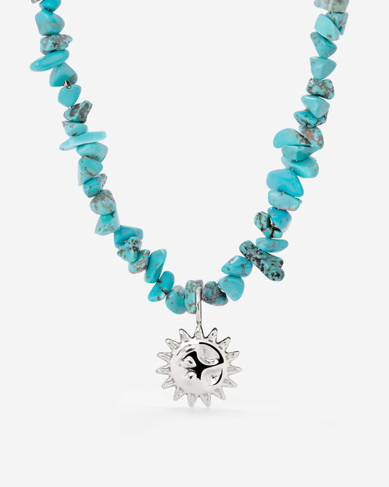 Blue Lagoon Necklace Silber