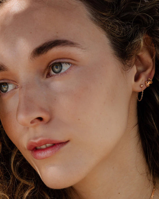 Crab Chaser Studs Roségold
