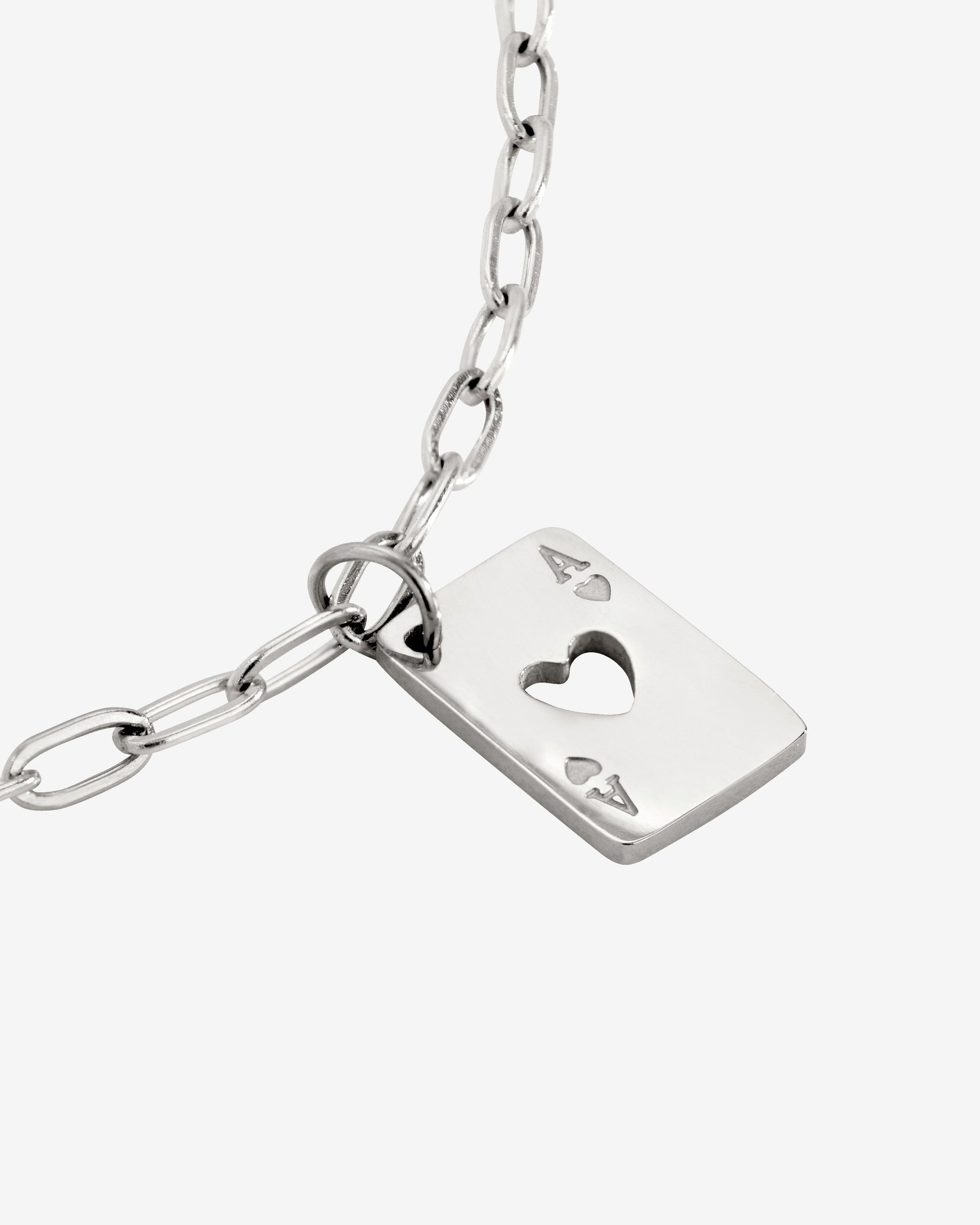 Ace Up the Sleeve Bracelet Silber