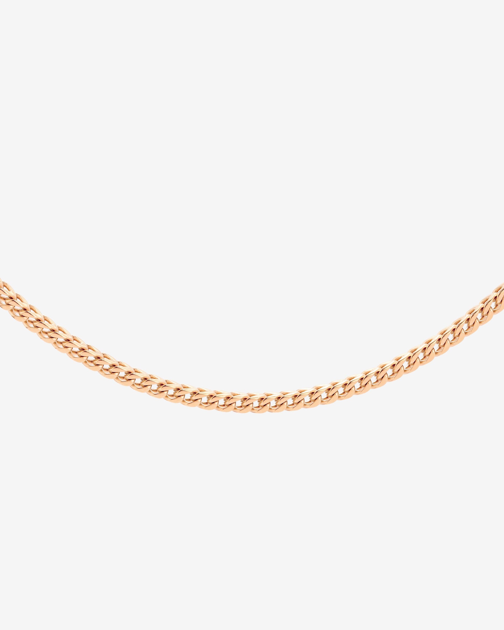 Spiga Chain Necklace Roségold