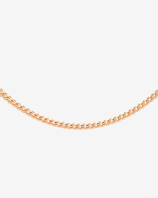 Spiga Chain Necklace Roségold