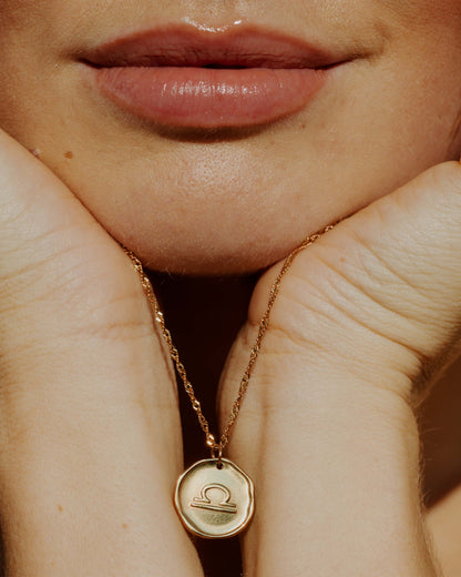 Zodiac Necklace – Libra / Waage Roségold