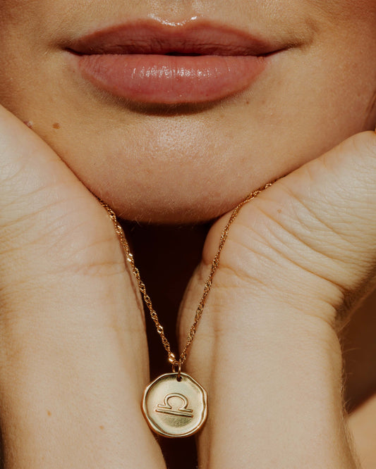 Zodiac Necklace – Libra / Waage Roségold