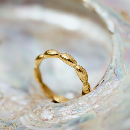 Drop in the Ocean Ring Gold