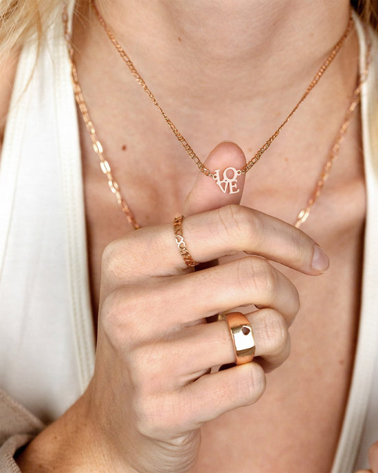 Lots of Love Necklace Roségold