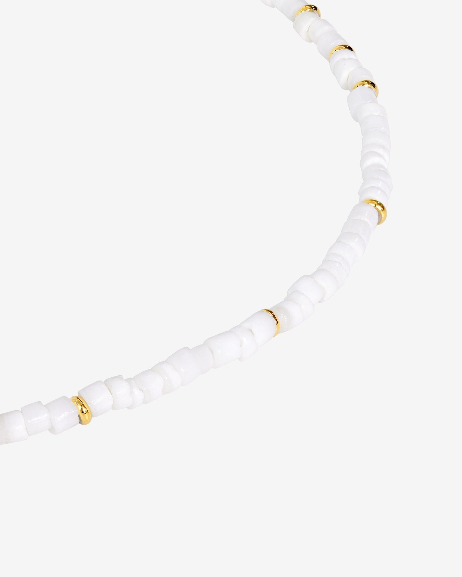 Puka Shell Necklace Gold