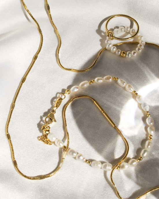 Summertime Pearl Bracelet Roségold