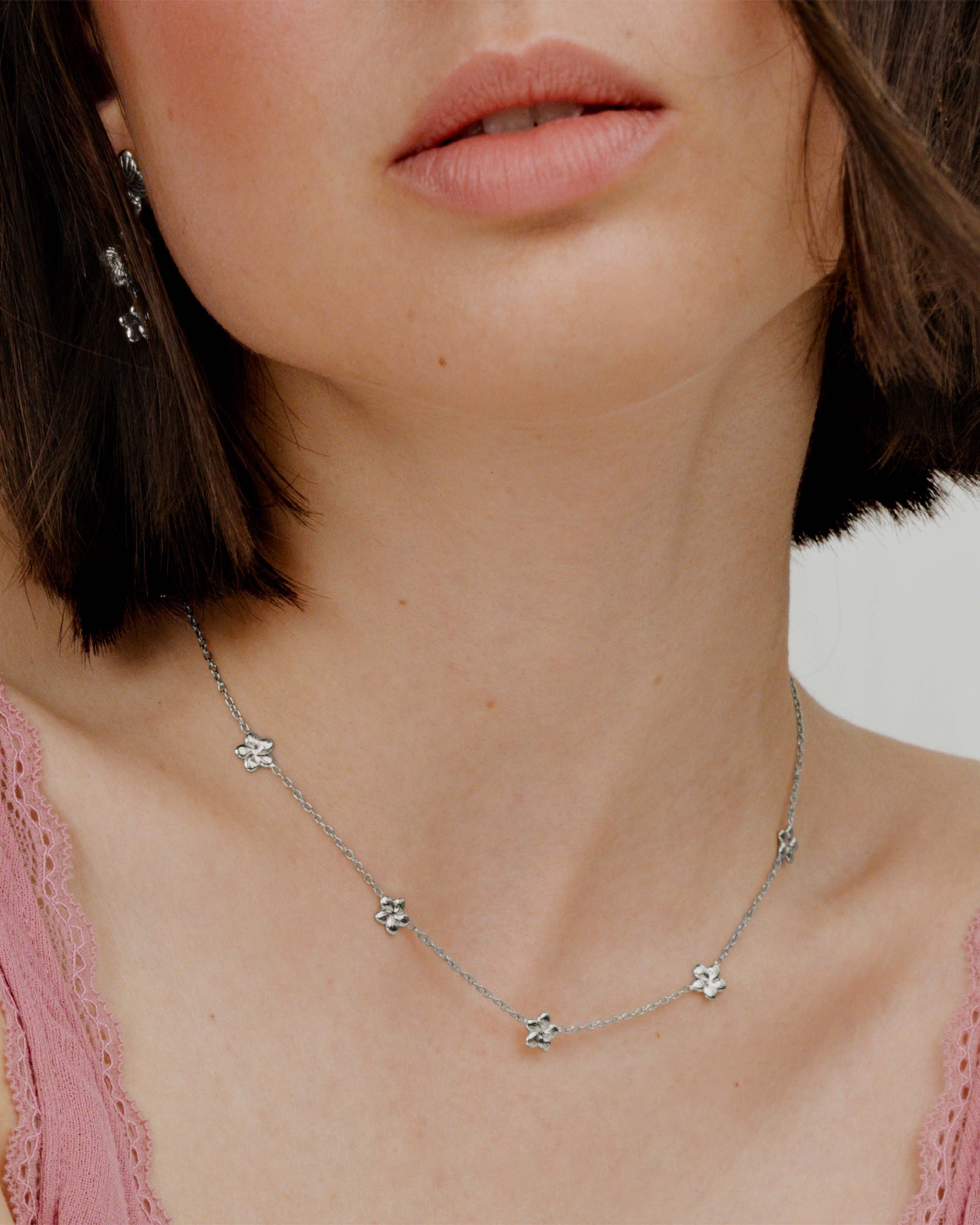 Meadow Choker Silber