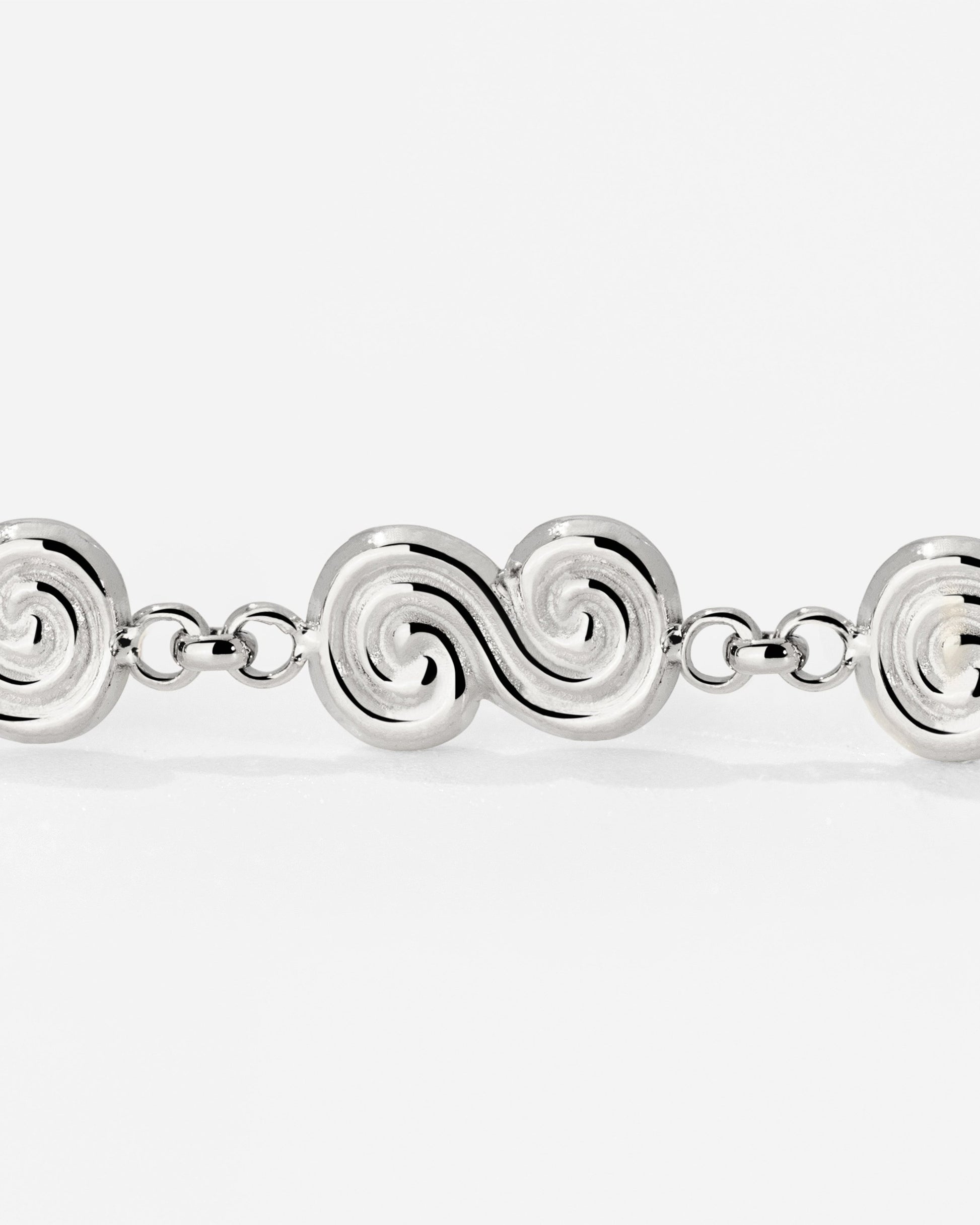 Serpent's Whisper Hoop Set Small Silber