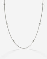 Moony Necklace Silber