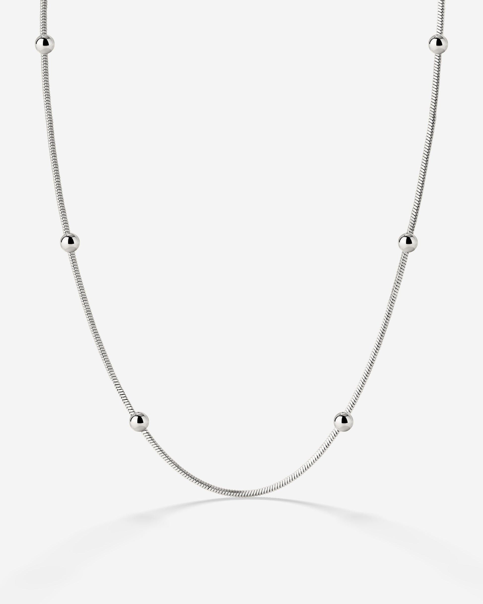Moony Necklace Silber