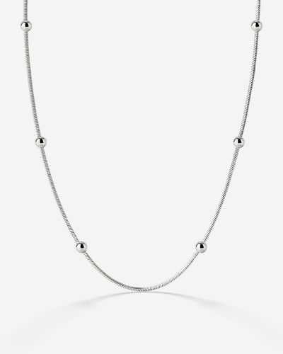 Moony Necklace Silber