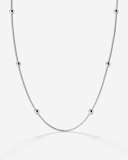Moony Necklace Silber