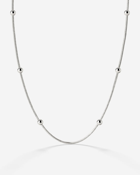 Moony Necklace Silber