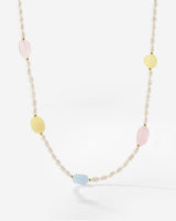 Spring Pastels Necklace Gold