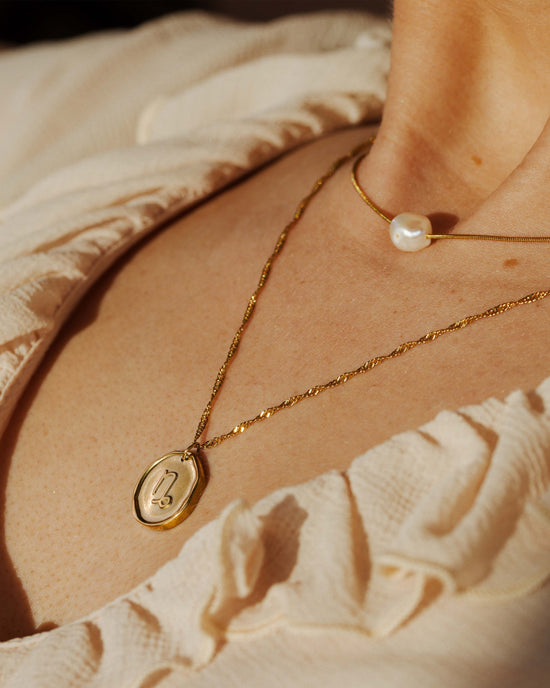 Zodiac Necklace Gold
