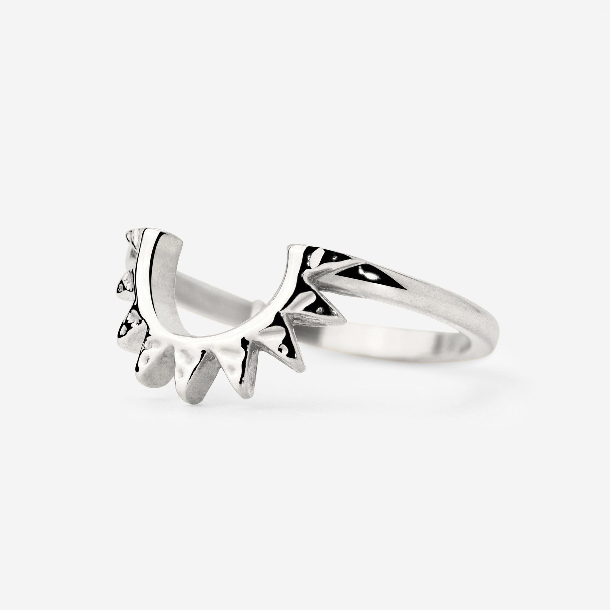 Sun Ray Ring Silber