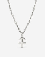 Sagittarius Bubble Necklace Silber