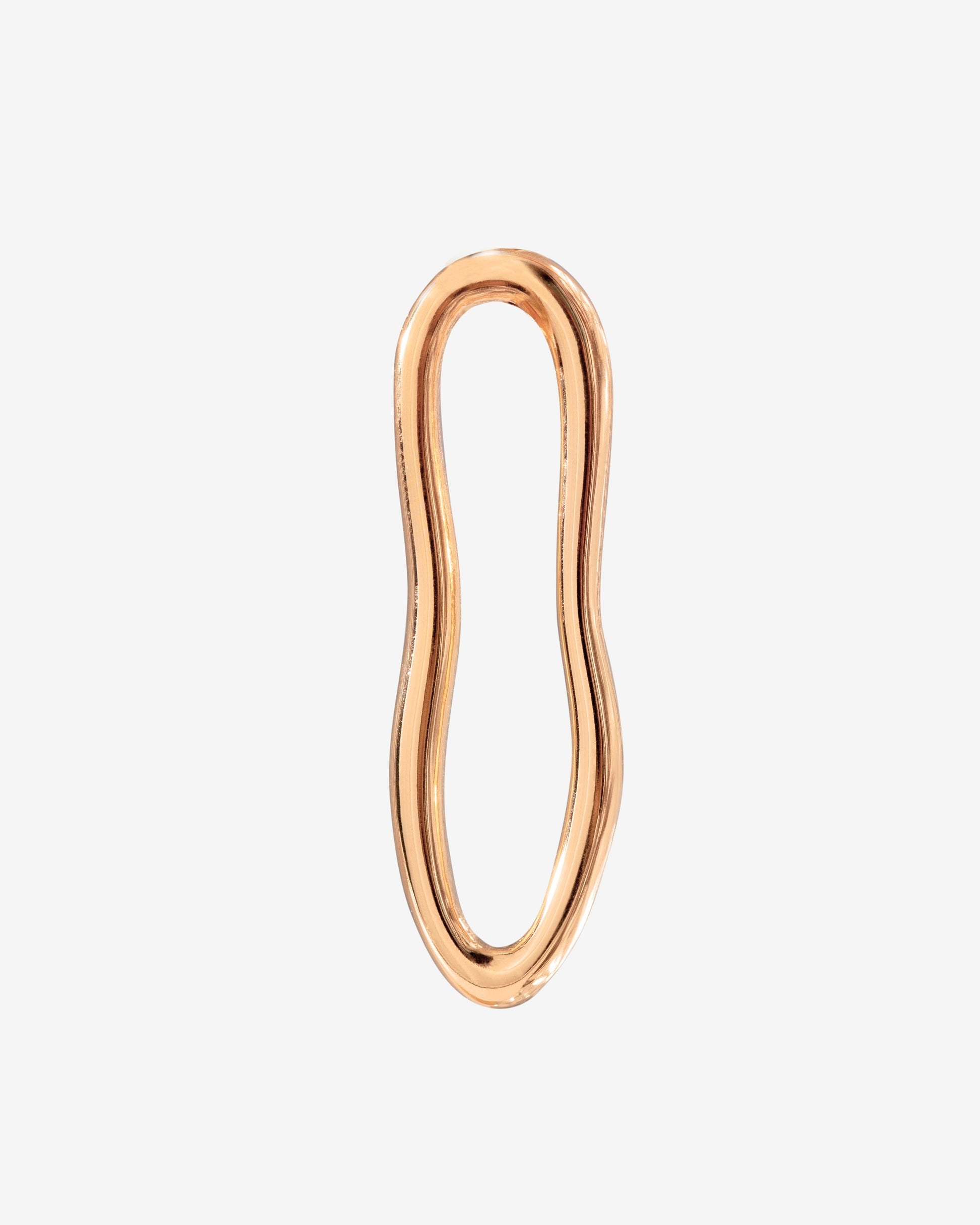 Blending Shapes Oval Hoop Set Baby Roségold