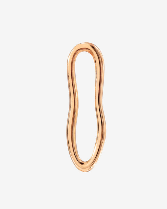 Blending Shapes Oval Hoop Set Baby Roségold