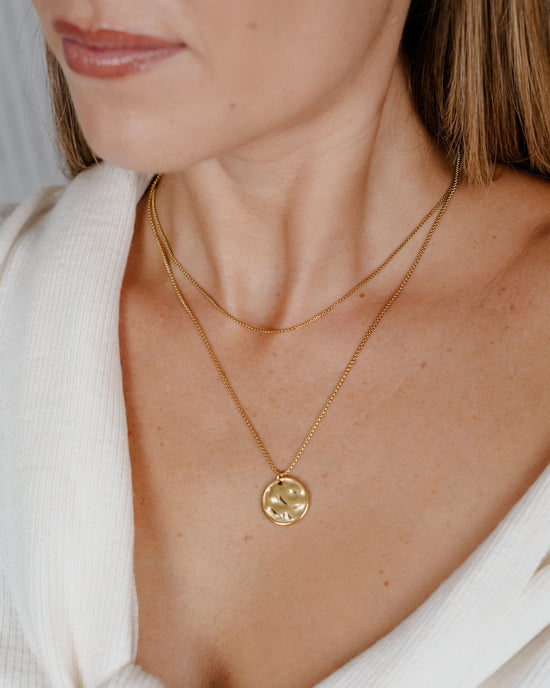 Round Box Chain Necklace