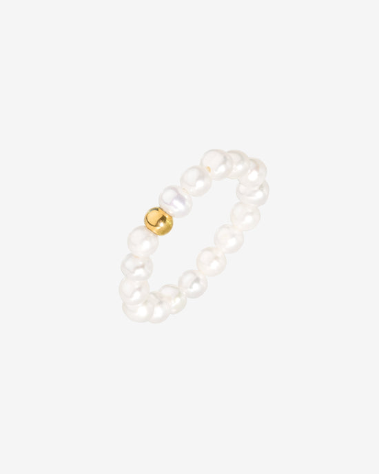 Summertime Pearl Ring Gold