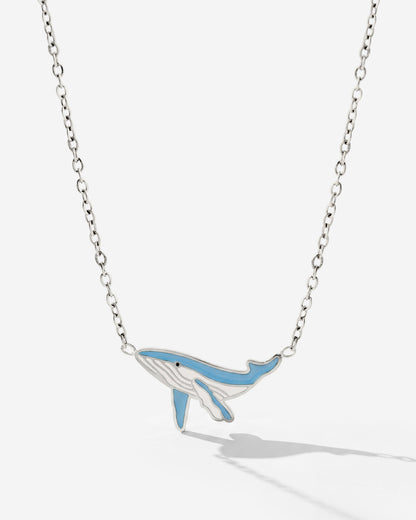 Blue Whale Necklace
