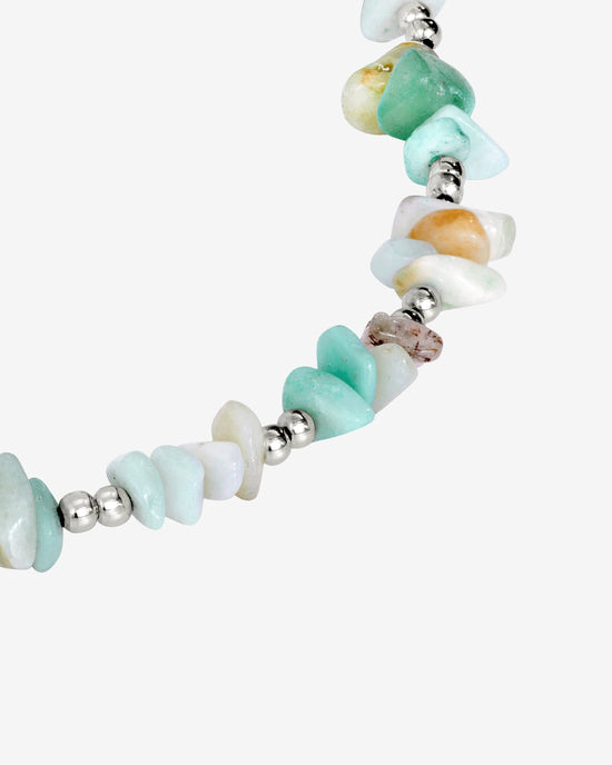 Maritime Gem Necklace Silber
