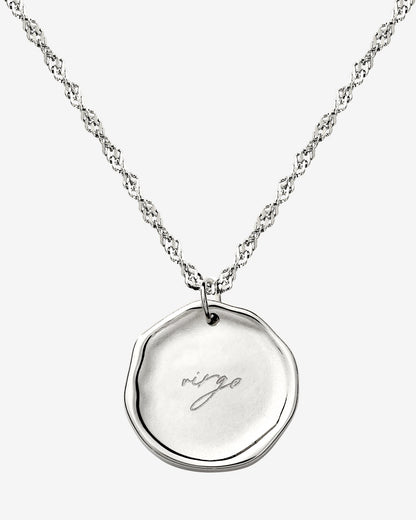 Zodiac Necklace Silber