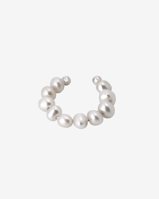 Pippo Pearl Ear Cuff Silber