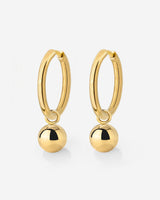 Bubbly Hoop Set Medium Gold