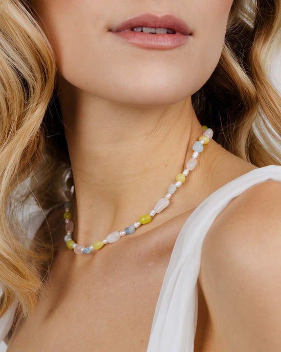 Cotton Candy Choker Silber