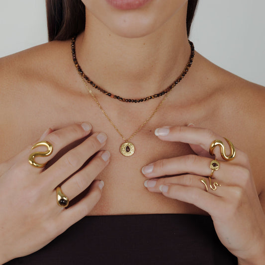 Terra Necklace Gold
