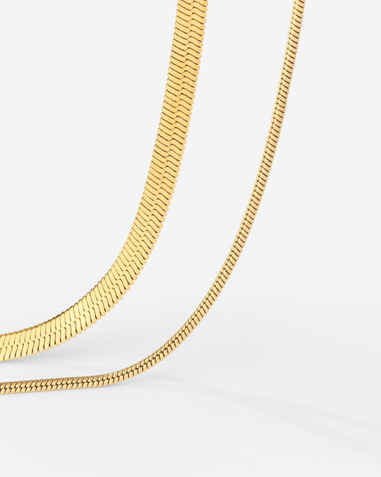 Snake Chain Bundle Gold