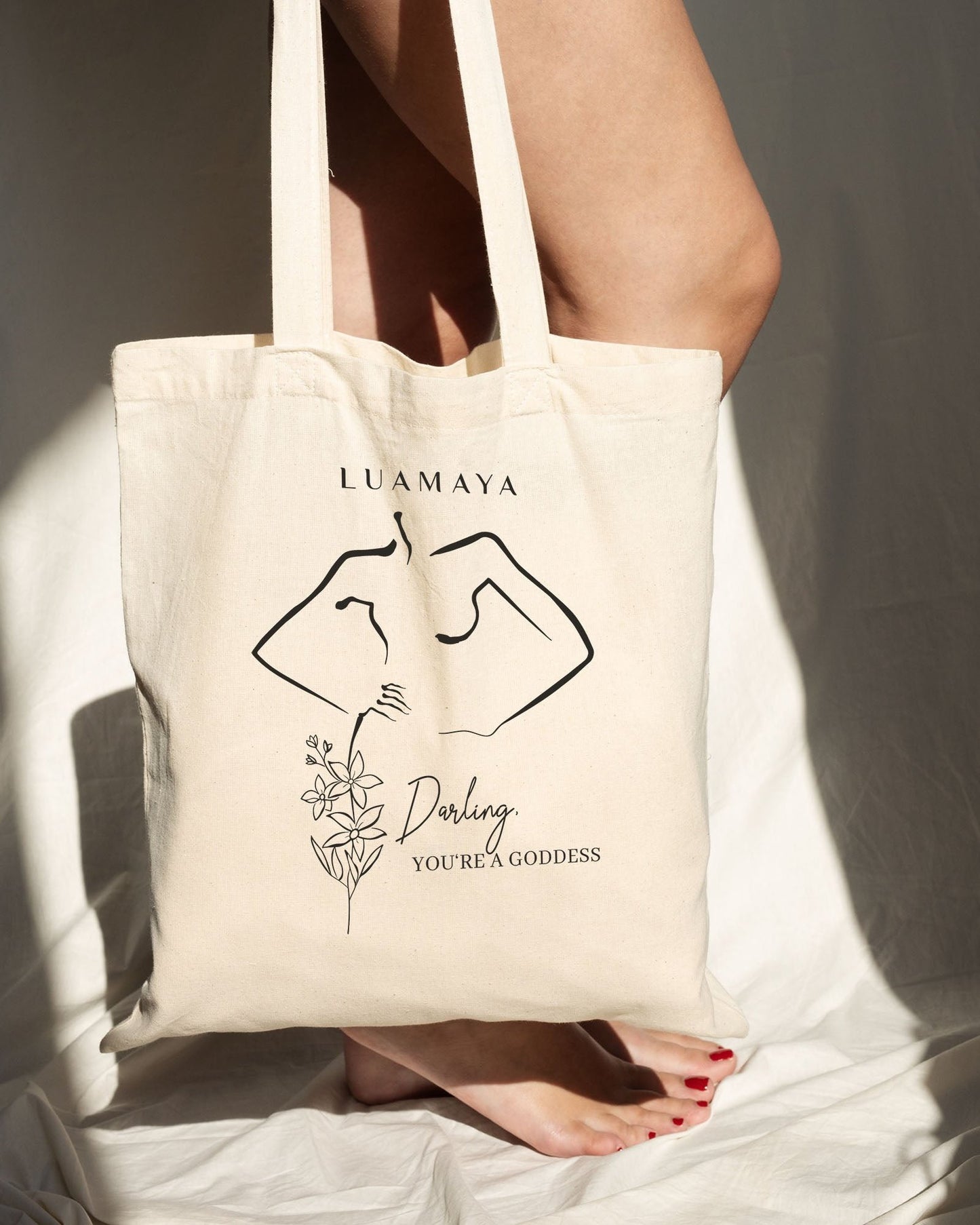 Jutetasche Darling, You're a Goddess