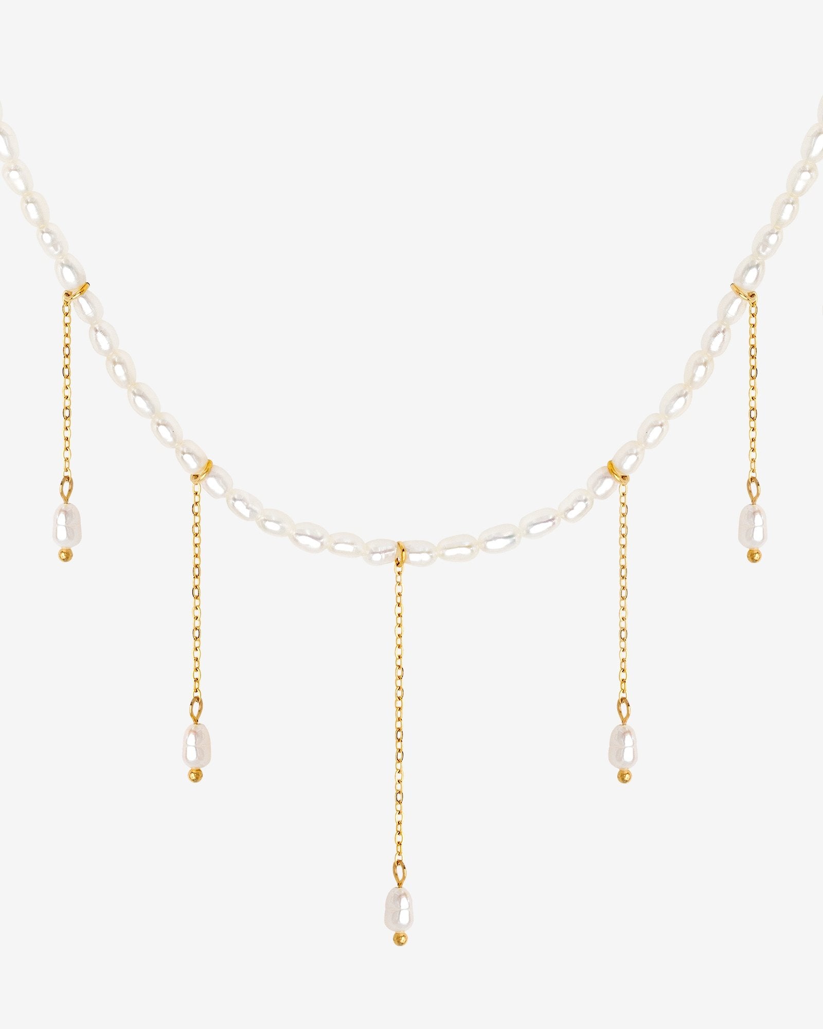 Lolas Love Pearl Power Necklace Gold