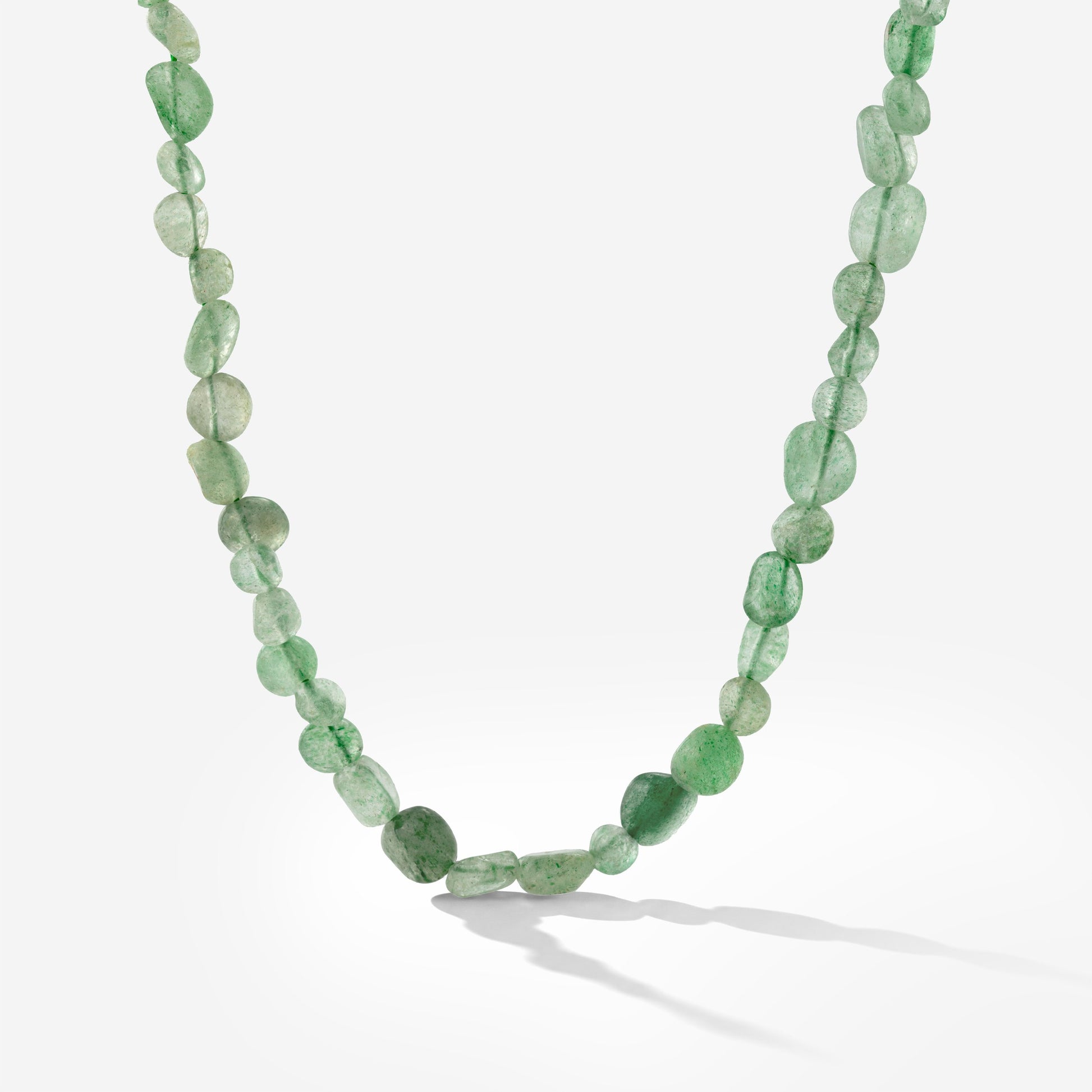 Sea Glass Necklace Gold