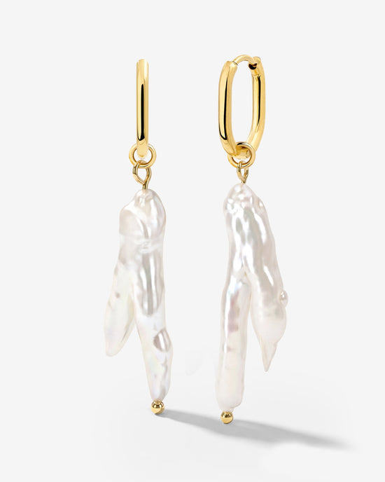 Perla Dolce Oval Hoop Set Baby